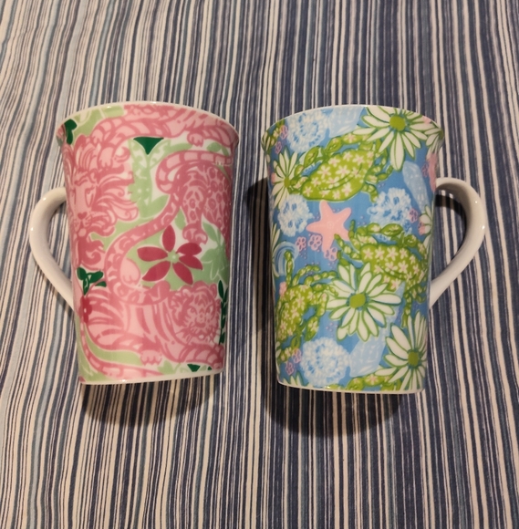 Lilly Pulitzer | Dining | Lilly Pulitzer Tea Cups 2 | Poshmark